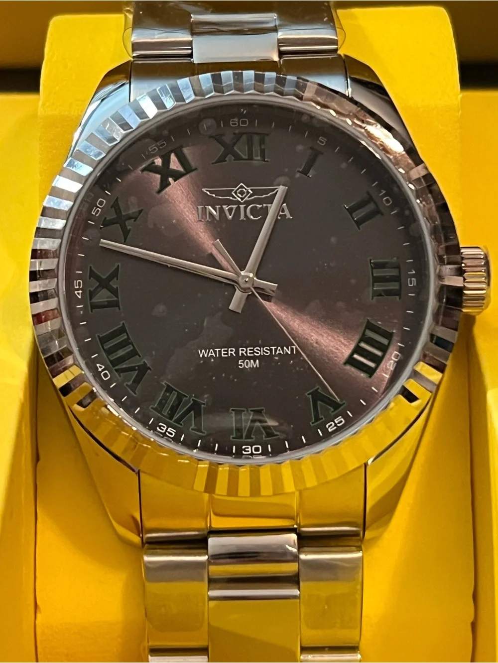 Invicta Specialty Men’s Watch 43mm Silver Dial Roman Numerals Stainless Steel